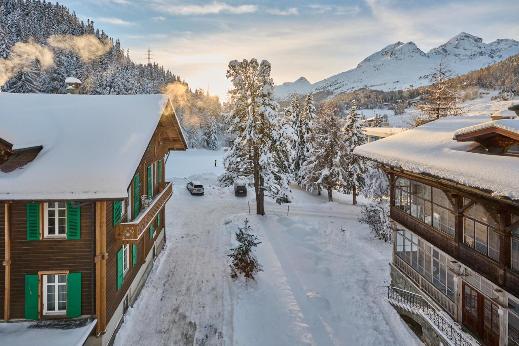 Apartament Chesa Madrisa Sankt Moritz Zewnętrze zdjęcie